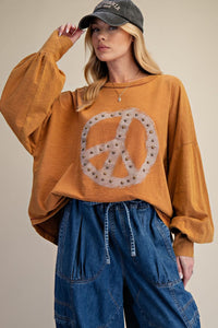 Rustic Peace top