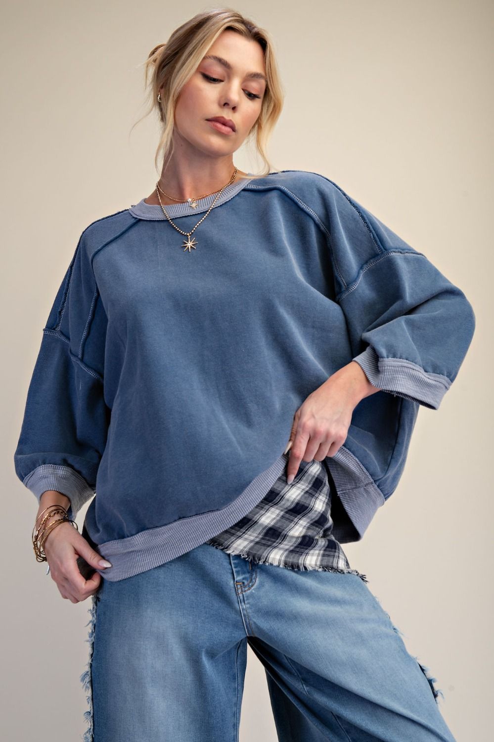 Open Winds Mineral washed Pullover