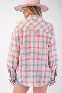 Beloved Memories Plaid Top