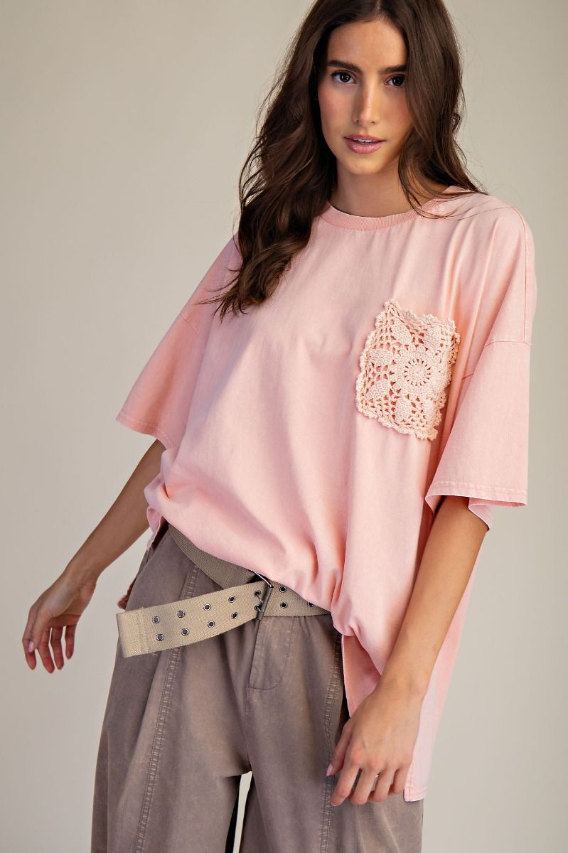 Pocket Crochet Top
