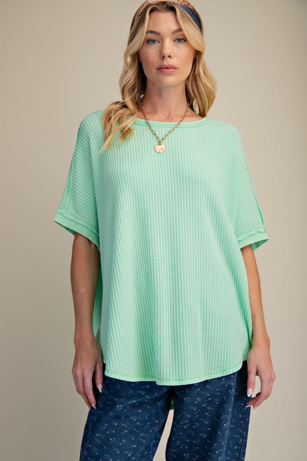 Summer Washed Thermal Top