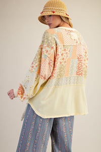 Quilted Lemon Patches Top