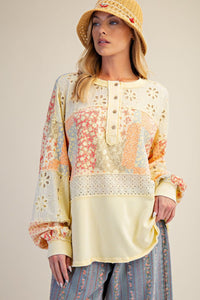 Quilted Lemon Patches Top