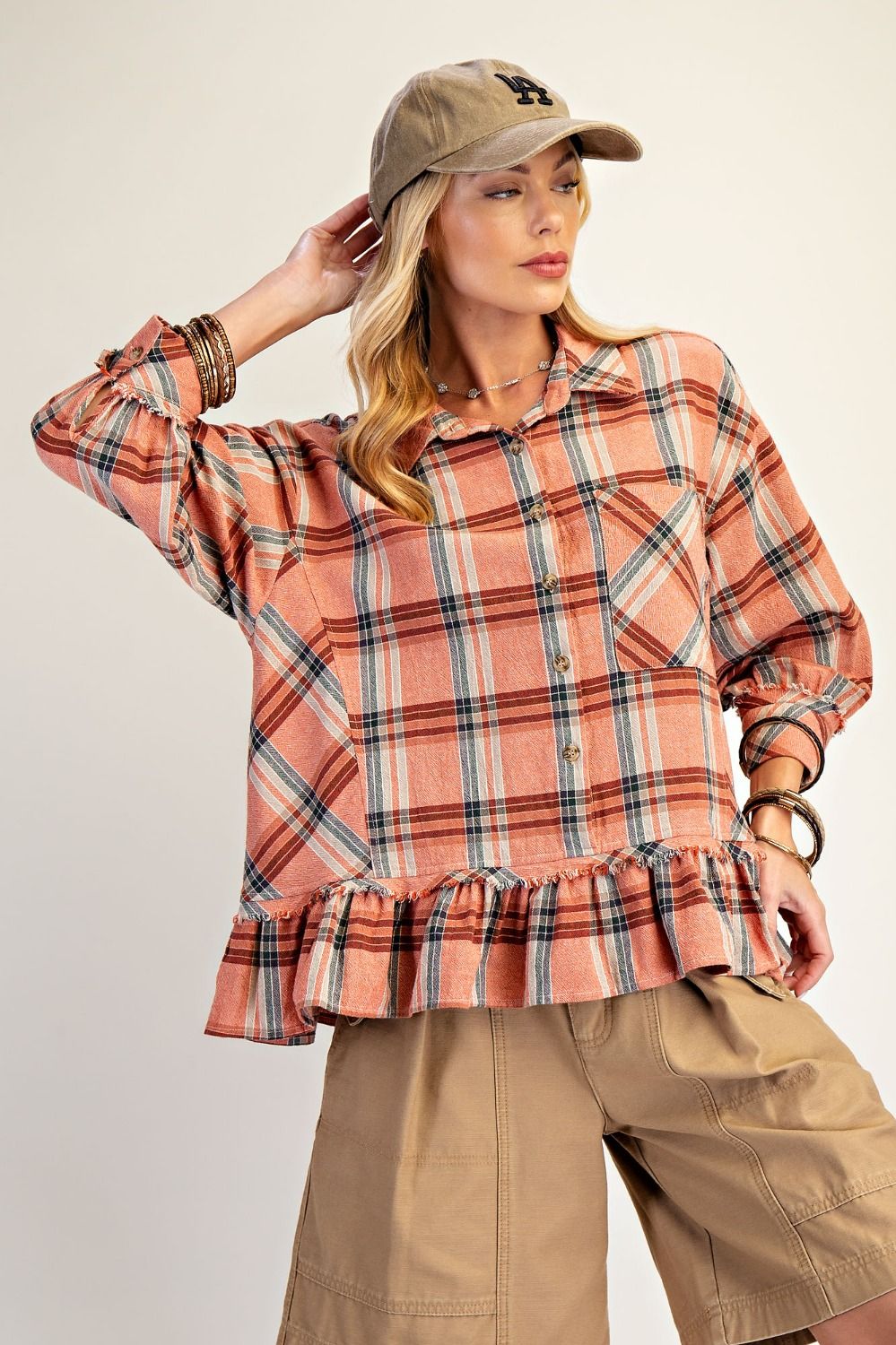 Storybook Plaid Top