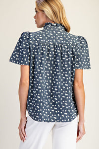 Effortless Denim Top