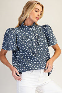 Effortless Denim Top