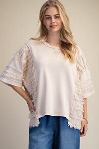 Frayed City Lights Top