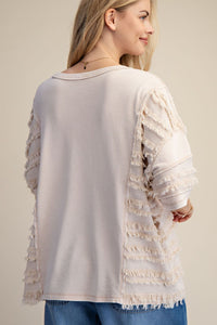 Frayed City Lights Top