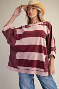Bold Varsity Stripes Top