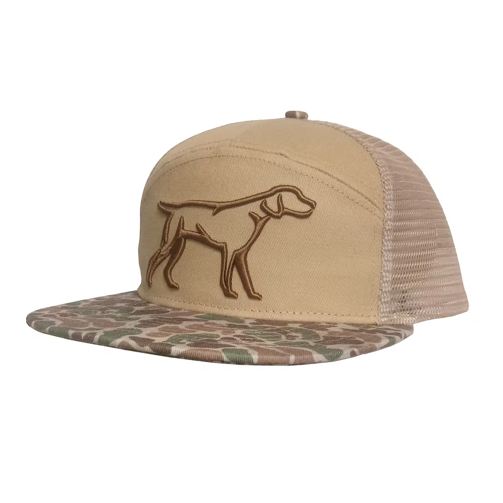 7 Panel 3D Puff Camo Bill Hat (R-RH-128)