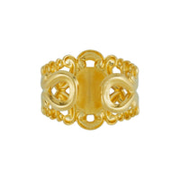Susan Shaw Pearl Scroll Ring