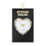 Art Heart Necklace