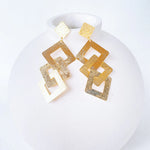 Gold Triad Treasure Jewels Earrings