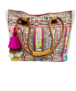 Camel Threads Coco Tote