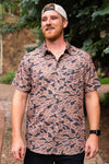 Burlebo - Gauge Camo Perf Button Up