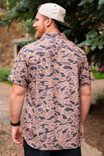 Burlebo - Gauge Camo Perf Button Up