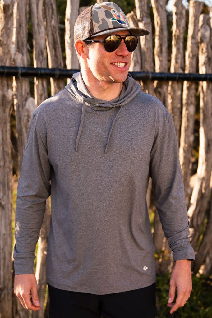 Burlebo Dark Heather Gray Performance Hoodie