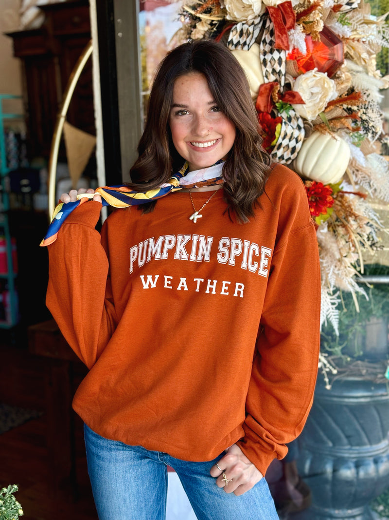 Pumpkin Spice Weather Sweatshirt