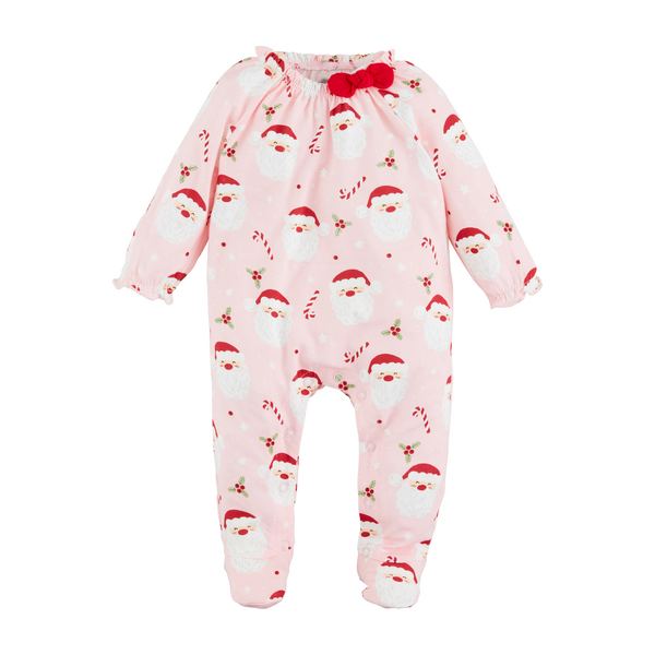 Mudpie Pink Santa Glow Sleeper