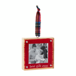 Mudpie Wood and Acrylic Frame Ornament