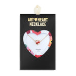 Art Heart Necklace