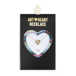 Art Heart Necklace