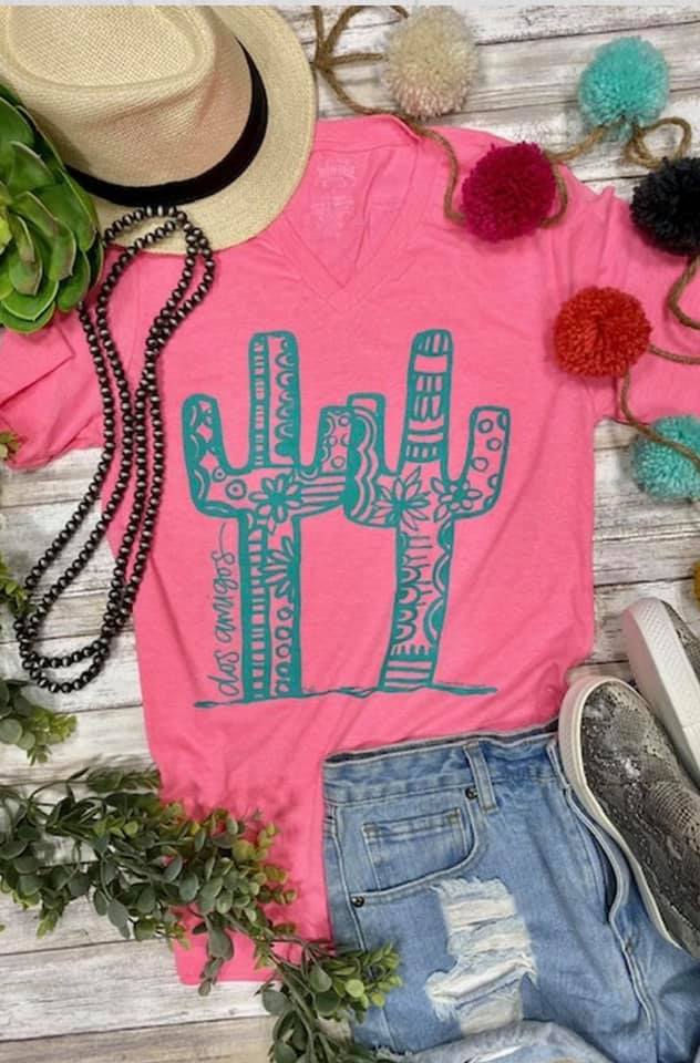 Does Amigos on Pink  Size Small-3xl