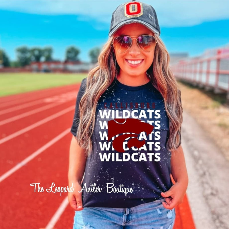 Wildcats Stacked t-shirt