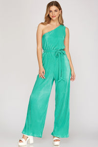 Jade One Shoulder Jumpsuit