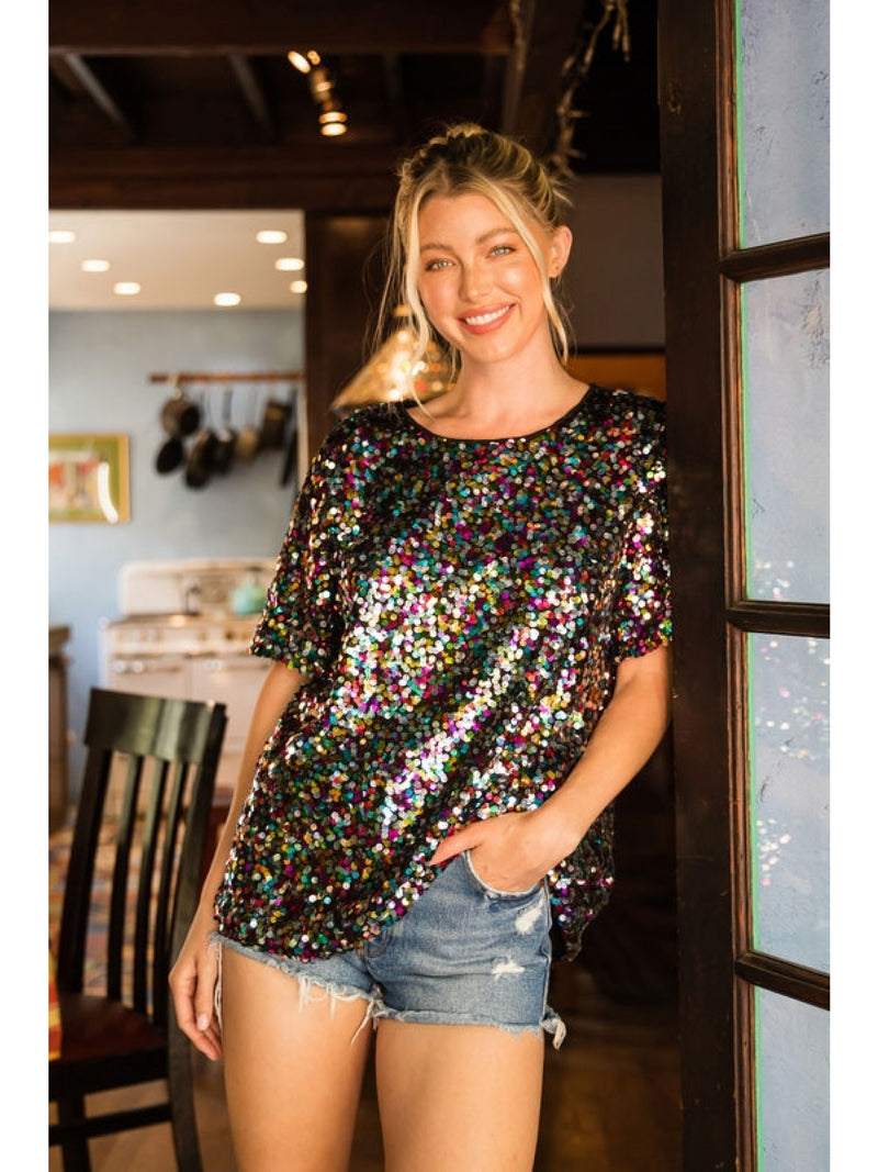 Showstopper Sequin top