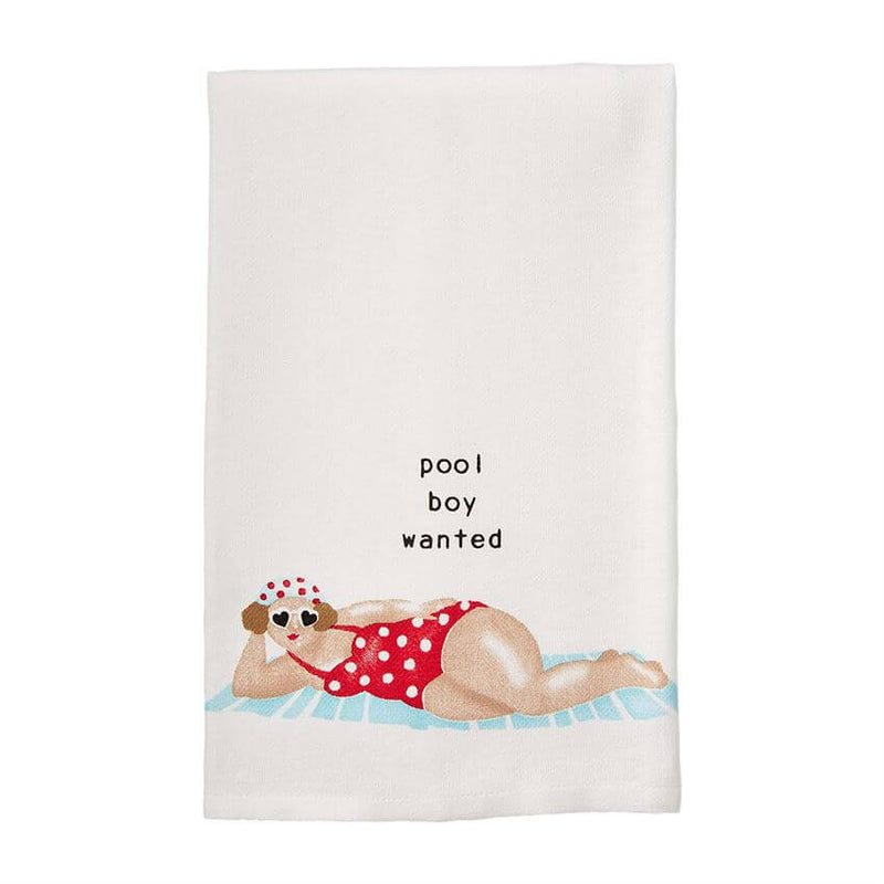 Mudpie Pool Ladies Dish Towel