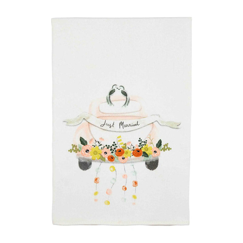 Mudpie Just Married Hand Towel