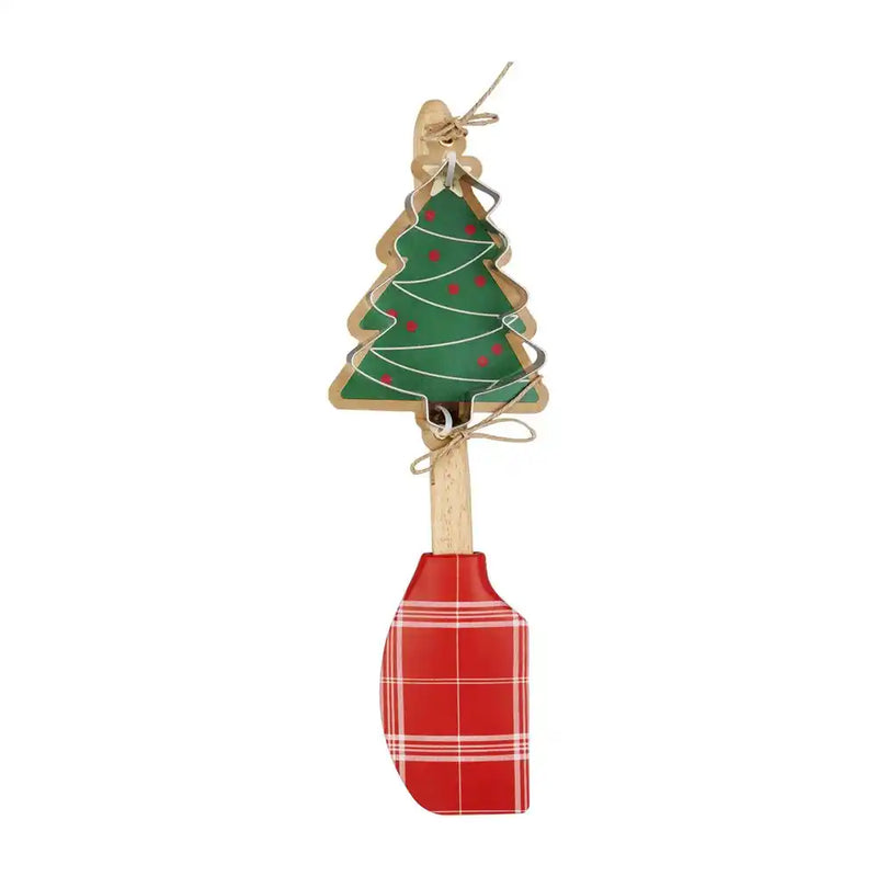 Mudpie Tree Christmas Spatula & Cookie Cutter
